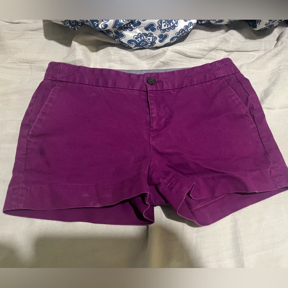 Banana Republic Hampton Fit Purple Shorts Size 2 Petite